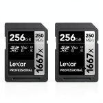 Lexar Professional 256GB SDXC UHS-II Card High Speed-0