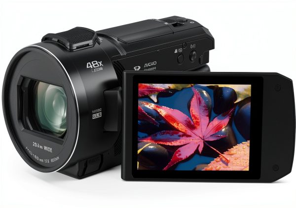 Panasonic Digital Camcorder HD 24x Optical Zoom Black-1