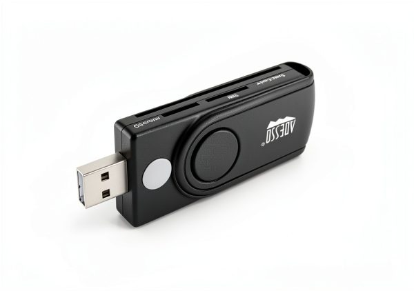 Adesso SCR200 Smart Card Reader USB CAC Government ID-5