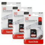 SanDisk Ultra 256GB SDXC Memory Card Fast Storage Bundle-0