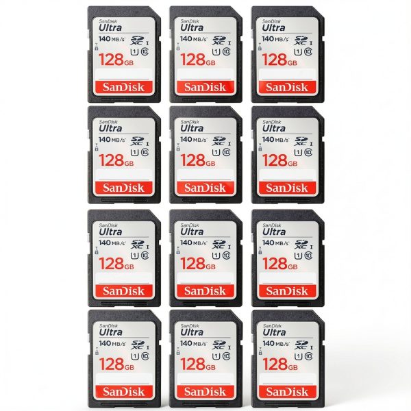 SanDisk Ultra 128GB SDXC Memory Card Fast Storage Durable-0