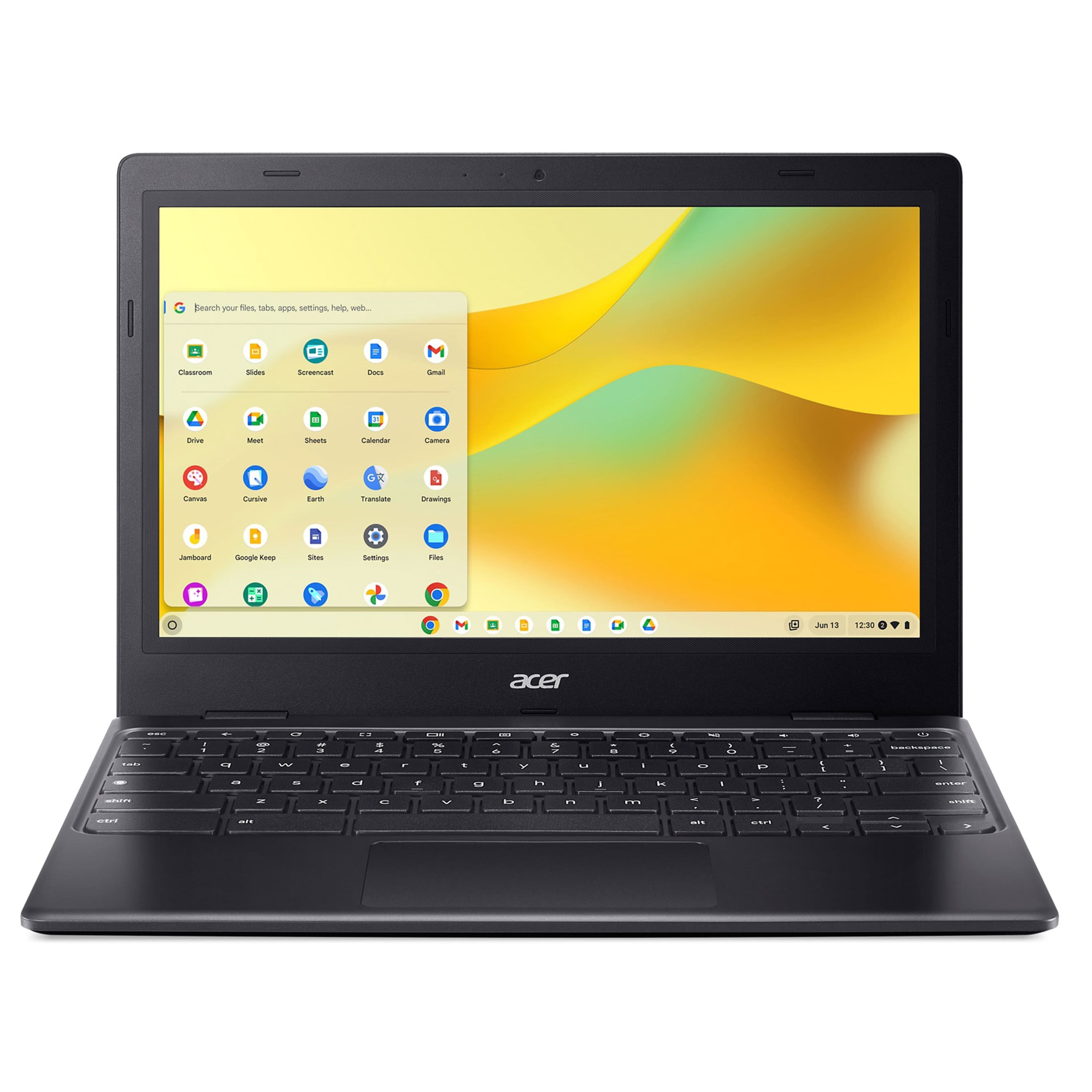 Acer Chromebook 311 displayed on a desk with accessories