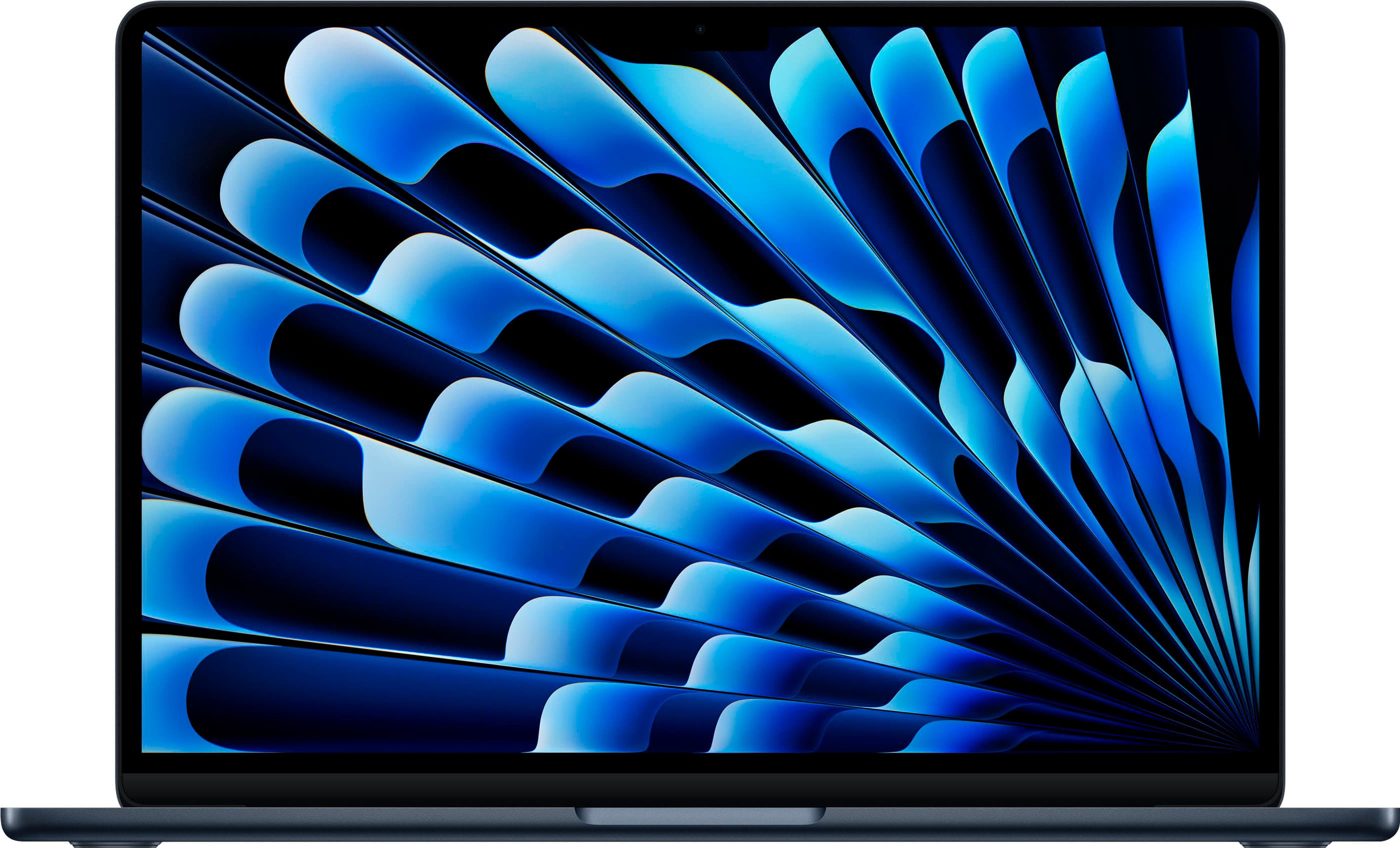 Apple MacBook Air M4 laptop in Midnight color on a desk
