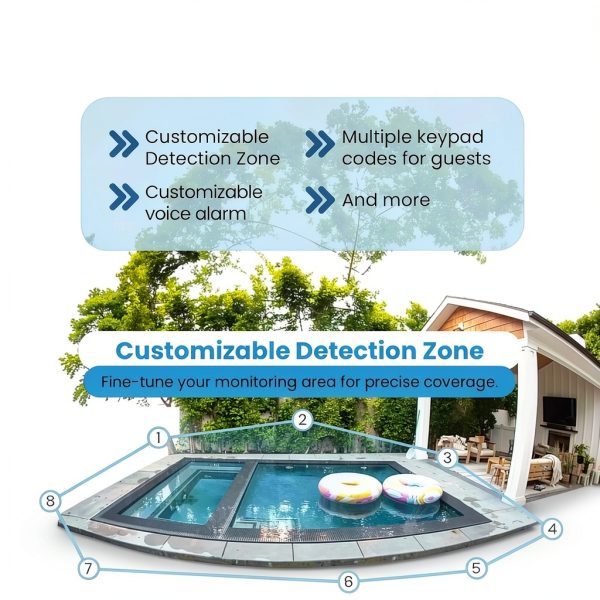 SwamCam Pool Alarm WiFi ASTM F2208 Certified Safety System-3