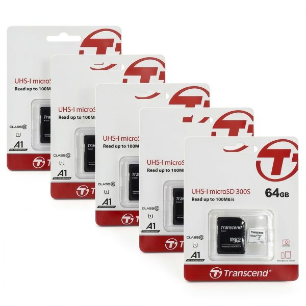 Transcend 64GB microSDXC Card High Speed UHS I Storage-0