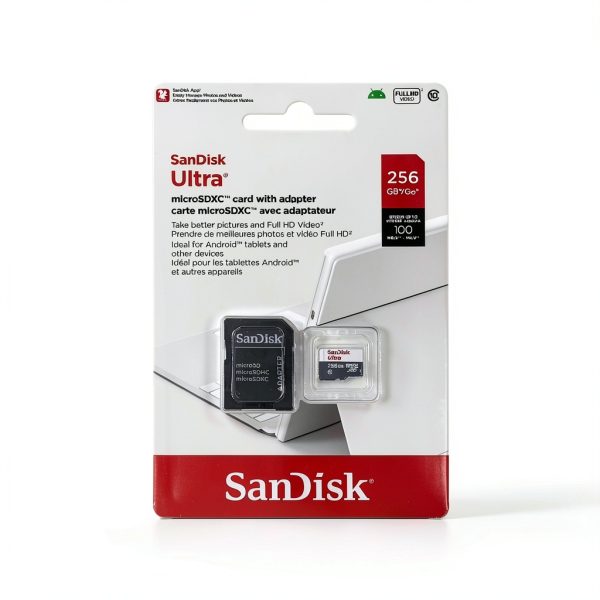 SanDisk Ultra 256GB microSDXC Card Fast Storage Bundle-1