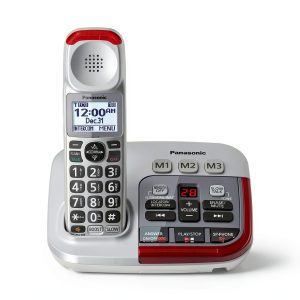 Panasonic Amplified Cordless Phone Hearing Aid Compatible-0