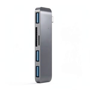Satechi Type-C USB Hub 3-in-1 Combo SD Card Reader-0