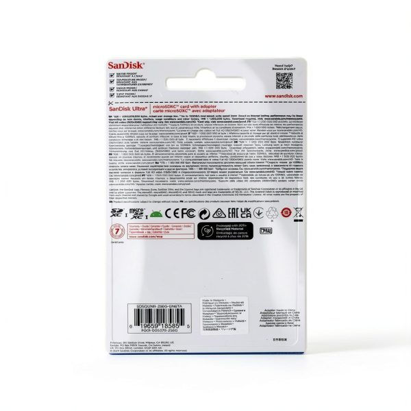 SanDisk Ultra 256GB microSDXC Card Fast Speed Full HD Video-2