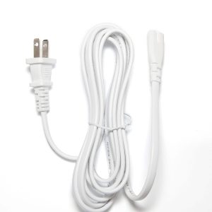 VIZIO V51-H6 Subwoofer AC Power Cord White 8 Foot UL Listed-0