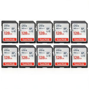 SanDisk Ultra 128GB SDXC Memory Card Fast Storage Durable-0