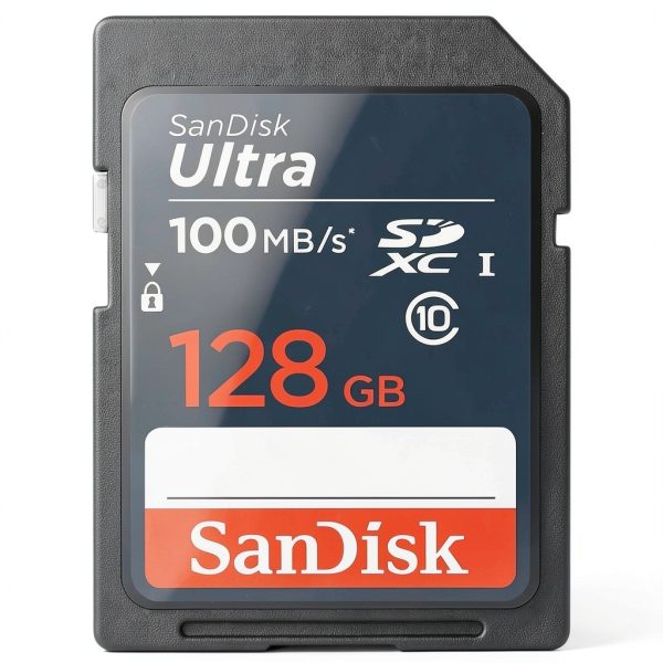 SanDisk Ultra 128GB SDXC Memory Card Bundle UHS-I U1-1