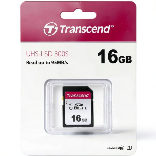 Transcend 16GB SD Card UHS-I U1 Fast Read Speeds-1