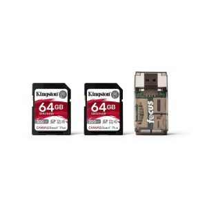 Kingston Canvas React Plus 64GB V90 SD Card Bundle-0