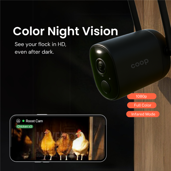 EggsteinAI Smart Coop WiFi Cam AI Monitoring for Chicken-7