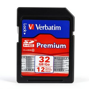 Verbatim 32GB SDHC Flash Card High Capacity Storage-0