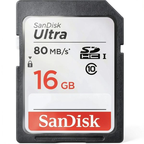 SanDisk SDHC Memory Card 16GB Class 10 80MBs Bundle-1