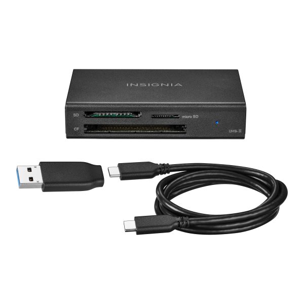 Insignia NS-CRDAC1-B USB-C Card Reader CompactFlash SD-6