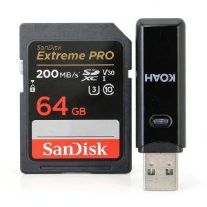 SanDisk 64GB SDXC Card Bundle Fast 4K Video Professional-0