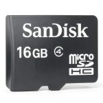 SanDisk microSDHC 16GB Class 4 Memory Card Storage-0