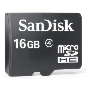 SanDisk microSDHC 16GB Class 4 Memory Card Storage-0