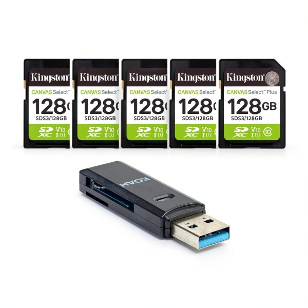 Kingston 128GB SDXC Card UHS-I Performance Camera Storage-1