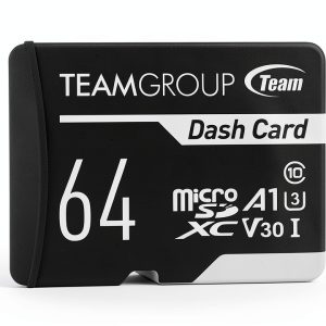 Team Dash Cam Memory Card 64GB microSDXC UHS-I U3 V30-0