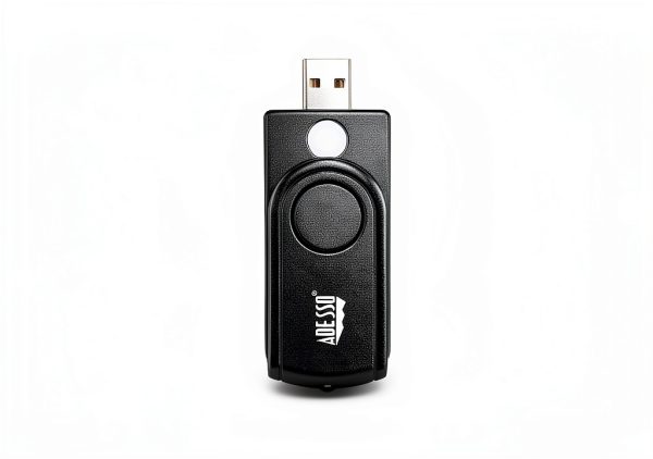 Adesso SCR200 Smart Card Reader USB CAC Government ID-9