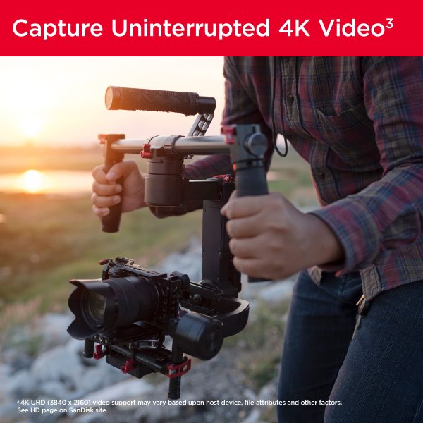 SanDisk Extreme PLUS 128GB SDXC Memory Card 4K Video-3
